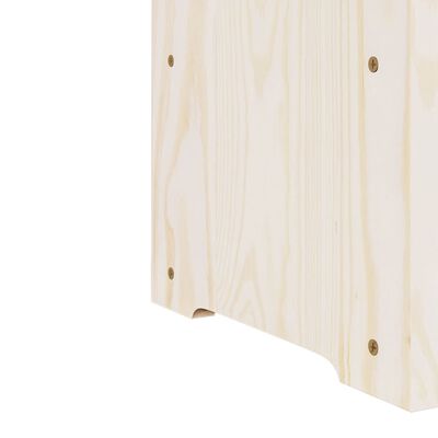 vidaXL Garrafeira c/ tábua no topo 43x25x37 cm madeira de pinho maciça
