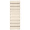 vidaXL Toalhas de rosto FROGN 10 unidades Creme 30x30 cm 360 g/m&sup2;