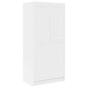 vidaXL Roupeiro 82,5x51,5x180 cm contraplacado branco