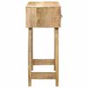 vidaXL Mesa consola 90x32x75 cm madeira de mangueira &aacute;spera maci&ccedil;a