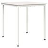 vidaXL Mesa de jantar Branco 70 x 70 x 75 cm