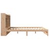 vidaXL Cama com estante sem colch&atilde;o 180x200 cm pinho maci&ccedil;o