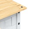 vidaXL Mesa de centro Corona pinho mexicano 100x55x44 cm branco