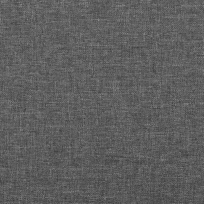 vidaXL Cama com molas/colchão 160x200 cm tecido cinzento-escuro