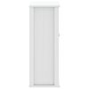 vidaXL M&oacute;vel de parede p/ WC BERG 69,5x27x71,5cm madeira maci&ccedil;a branco