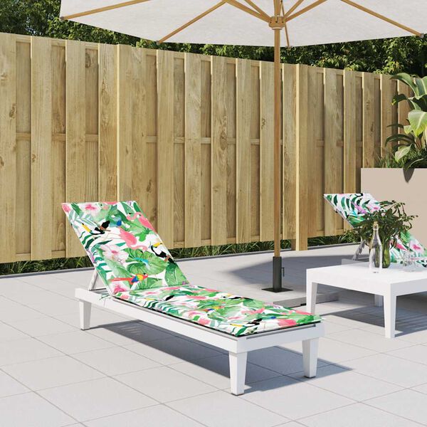 vidaXL Almofad&atilde;o p/ cadeira de terra&ccedil;o tecido oxford multicor