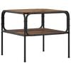 vidaXL Mesa Lateral Madeira antiga 100 x 50 x 46 cm