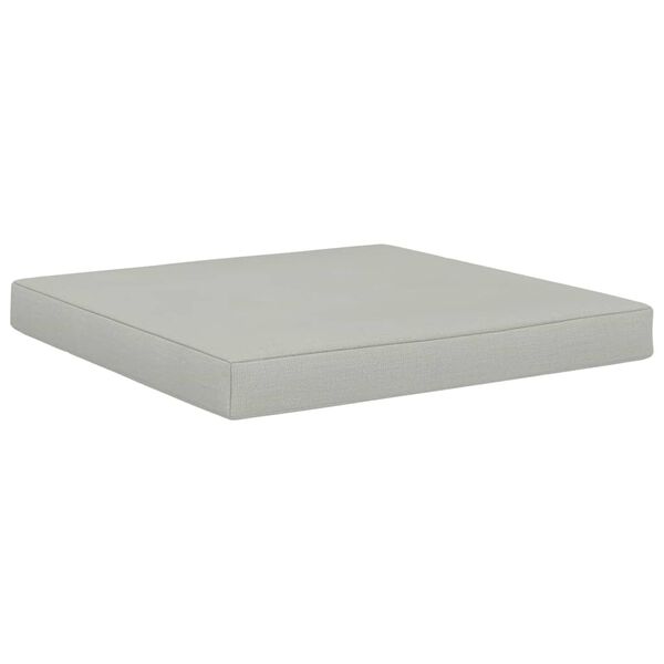 vidaXL Almofad&atilde;o m&oacute;veis paletes 60x61,5x6 cm tecido bege