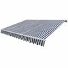 vidaXL Toldo dobr&aacute;vel motorizado 600 cm azul e branco