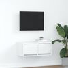 vidaXL M&oacute;vel de TV 60x31x25,5 cm derivados de madeira branco