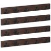 vidaXL Cabide Castanho 60 x 7 x 8 cm Madeira Refor&ccedil;ada S&oacute;lida