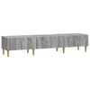 vidaXL Gabinete para TV 147 x 34,5 x 30 cm Sonoma cinzento