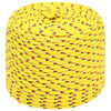 vidaXL Corda utilit&aacute;ria multiusos 8 mm 250 m Amarelo PP