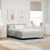 vidaXL Cama Box com cabeceira Cinzento-claro 140 x 190 cm Veludo
