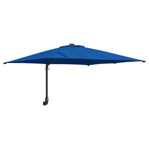 vidaXL Guarda-sol de Jardim Azul Azur 248,5 x 247,5 x 160 cm