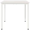 vidaXL Mesa de jantar Branco 80 x 80 x 75 cm