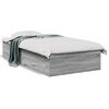 vidaXL Estrutura de cama c/ gavetas derivados madeira cinza sonoma