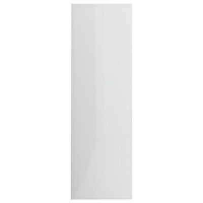 vidaXL Estante 98x29x97,5cm derivados madeira branco brilhante