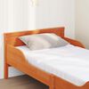 vidaXL Estrutura da Cama com colch&atilde;o Castanho 80 x 200 cm