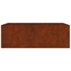 vidaXL Canteiro elevado de jardim 120x80x40 cm a&ccedil;o corten