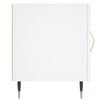vidaXL Mesa de cabeceira 2 pcs 40x40x50 cm derivados de madeira branco