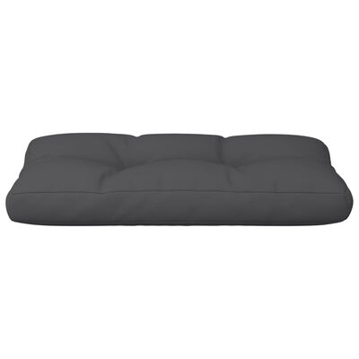 vidaXL Almofadão para sofá de paletes 80x40x12 cm tecido preto