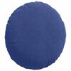 vidaXL Almofadas de Assento 2 pcs Azul Pol&iacute;cia &Oslash; 40 x 13 cm Veludo