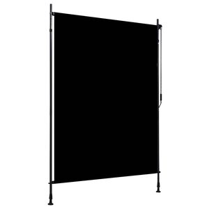 vidaXL Estore de rolo para exterior 150x270 cm antracite