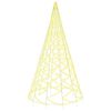 vidaXL &Aacute;rvore de Natal mastro de bandeira 3000LEDs 800cm branco quente