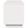 vidaXL M&oacute;vel de TV 156x37x45 cm madeira de pinho maci&ccedil;a branco