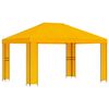vidaXL Gazebo 4 &times; 3 m Amarelo Poli&eacute;ster e A&ccedil;o 190