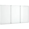 vidaXL Quadro branco magn&eacute;tico dobr&aacute;vel 120x80x1,7 cm alum&iacute;nio
