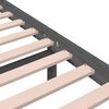 vidaXL Estrutura de cama 120x200 cm madeira maci&ccedil;a cinzento