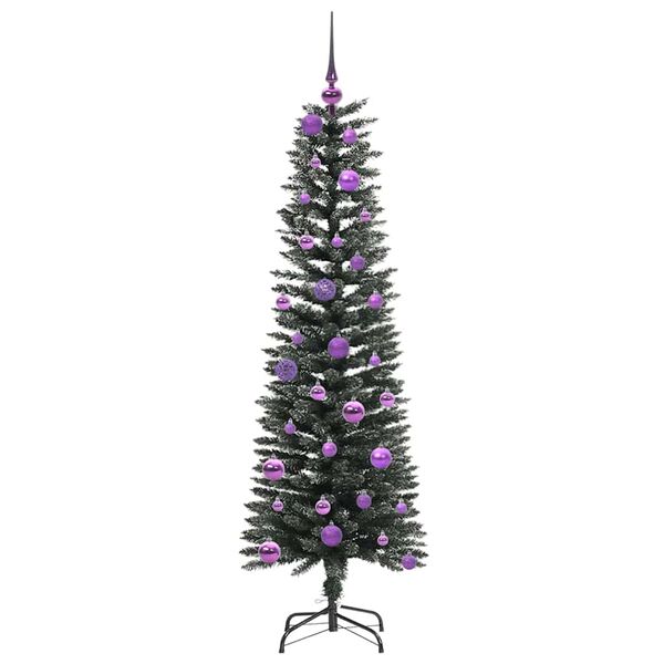 vidaXL &Aacute;rvore de Natal Artificial Verde 150 cm PVC, Pl&aacute;stico e A&ccedil;o