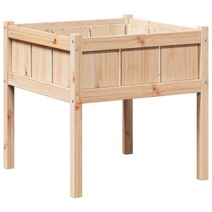 vidaXL Vaso de Jardim Natura 70 x 70 x 70 cm