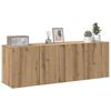 vidaXL Móveis de parede para TV 2 pcs 60x30x41 cm carvalho artisiano
