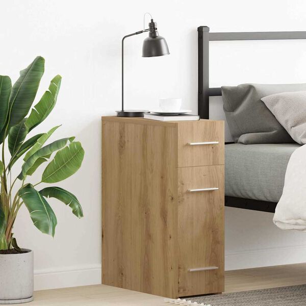 vidaXL Arm&aacute;rio de botic&aacute;rio carvalho artisiano 20 x 45.5 x 60 cm