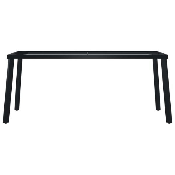 vidaXL Pernas para mesa de jantar estrutura em V 180x80x72 cm