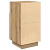 vidaXL Mesas cabeceira 2pcs 2 gavetas 36x36x68 cm carvalho artisiano