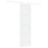 vidaXL Porta Deslizante 61 x 198,5 cm Derivados de Madeira Branco