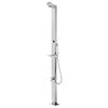 vidaXL Chuveiro de jardim 220 cm a&ccedil;o inoxid&aacute;vel