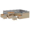 vidaXL Conjunto de Sof&aacute; de Jardim 12 unid. 11-N&uacute;mero de lugares