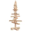 vidaXL | &Aacute;rvore de Natal de Madeira | com suporte natural 60 cm