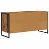 vidaXL Gabinete para TV com gaveta Madeira Antiga 100 x 36 x 49,5 cm
