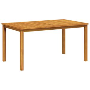 vidaXL Mesa de jardim 150x90x74 cm madeira de ac&aacute;cia maci&ccedil;a