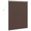 vidaXL Cortina Veneziana Marrom Escuro com Padr&atilde;o 150 x 110 cm PVC
