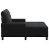 vidaXL Chaise Lounge com almofada Preto 91 x 157 x 91 cm Veludo
