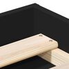 vidaXL Estrutura cama de casal pequena 120x190 cm preto