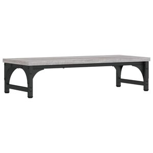 vidaXL Suporte monitor 55x23x14 cm derivados madeira cinzento sonoma