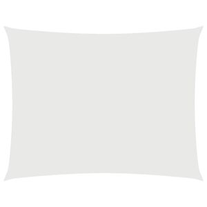vidaXL Para-sol tecido estilo vela oxford retangular 2x3 m branco